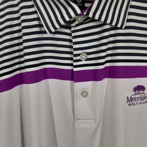 Footjoy Adult Mens L Metro West Golf Club Short Sleeve Polo Golf Shirt - Picture 3 of 7